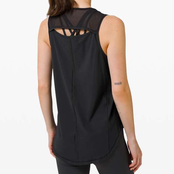 lululemon athletica Tops - Lululemon Sculpt Tank Running Active Black